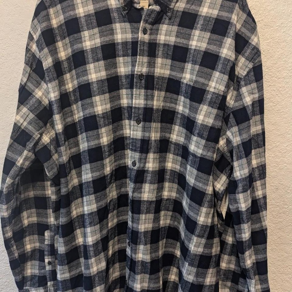 St Johns‎ Bay Men's Flannel Button up 4XLT